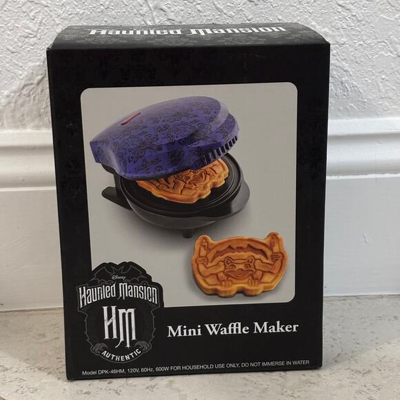 Disney Other - Disney Parks The Haunted Mansion Gargoyle Mini Waffle Maker NEW